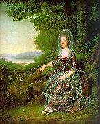 Jens Juel Madame de Pragins Norge oil painting reproduction